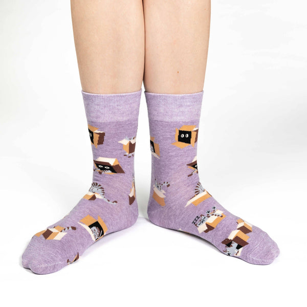Cat in a Box Socks