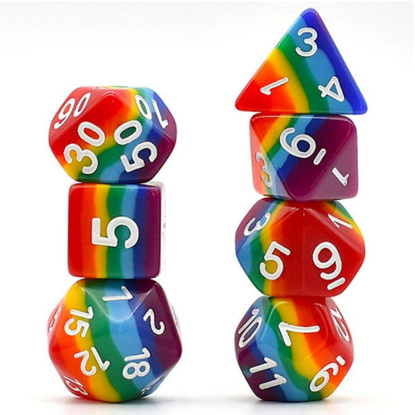 Prismatic Resin Dice Set