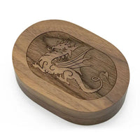 Dragoncarved Wood Dice Box