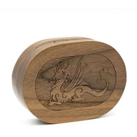 Dragoncarved Wood Dice Box