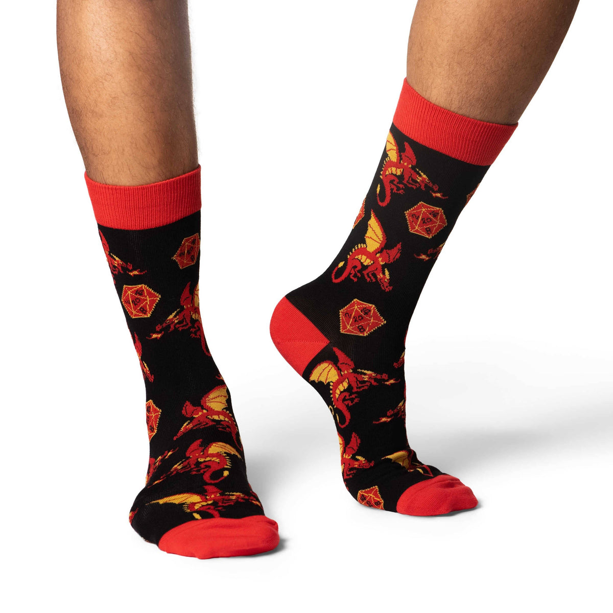 Dice and Dragons Socks