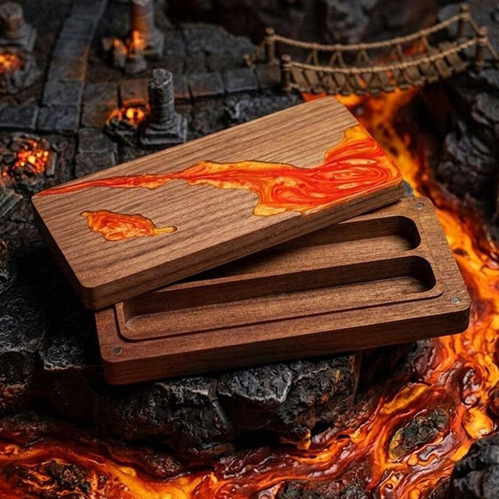Lavaflow Wood Dice Box