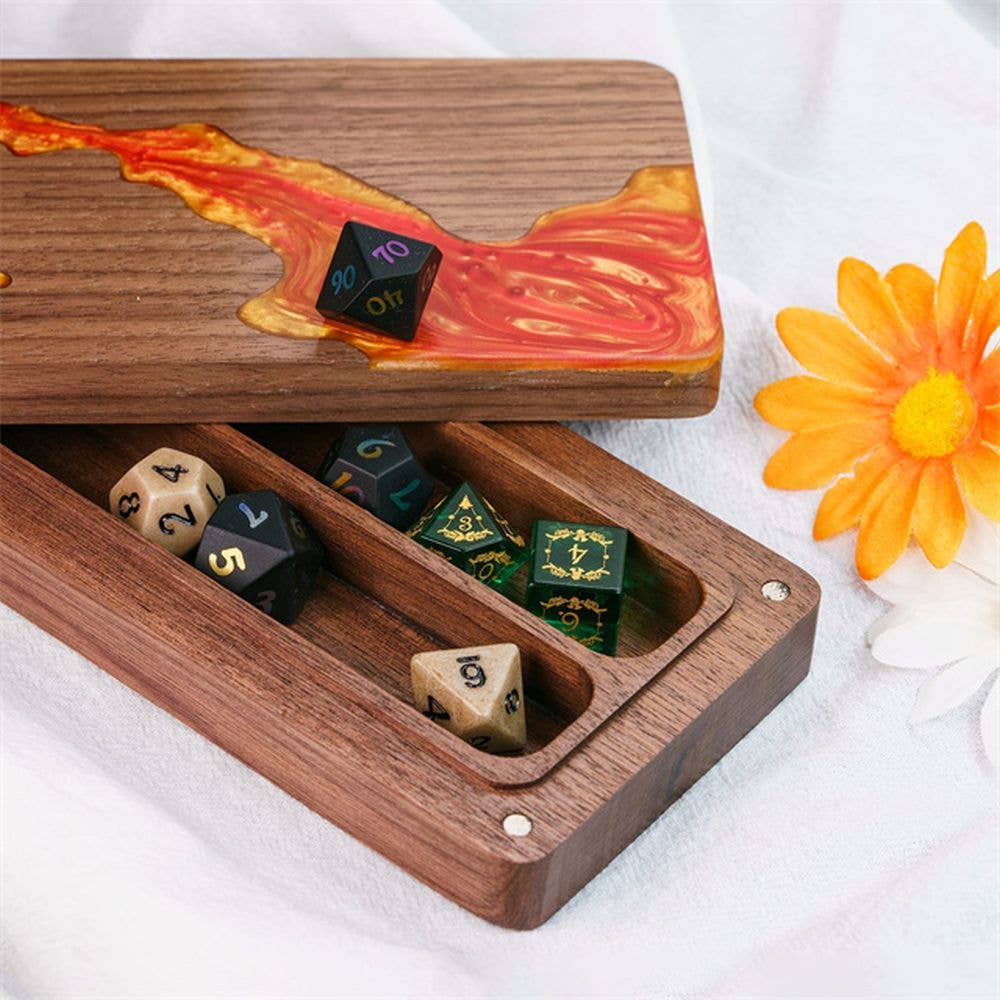 Lavaflow Wood Dice Box