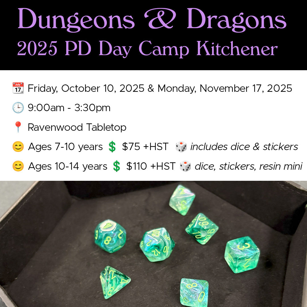PD Day Camp Kitchener 🎲 7-10yo & 10-14yo