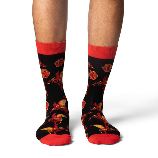 Dice and Dragons Socks