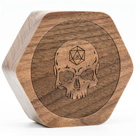 Skull Keeper Wood Dice Box