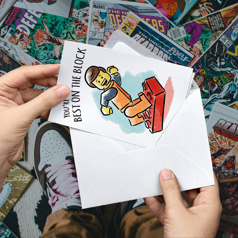 "Best on the Block" Greeting Card