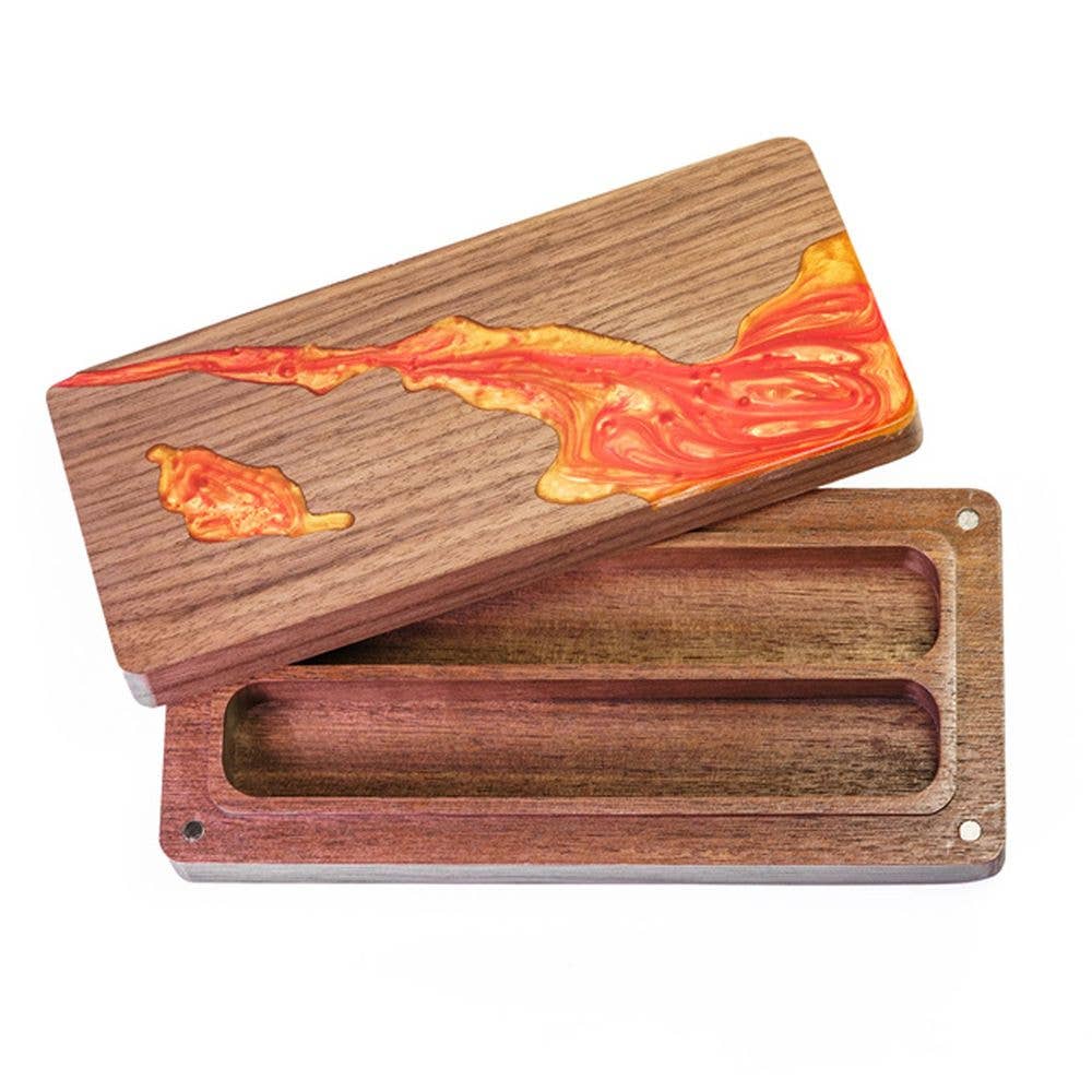 Lavaflow Wood Dice Box