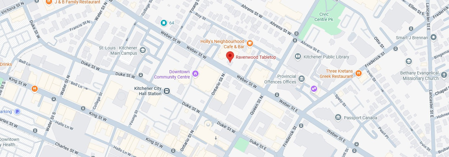 Map of downtown Kitchener