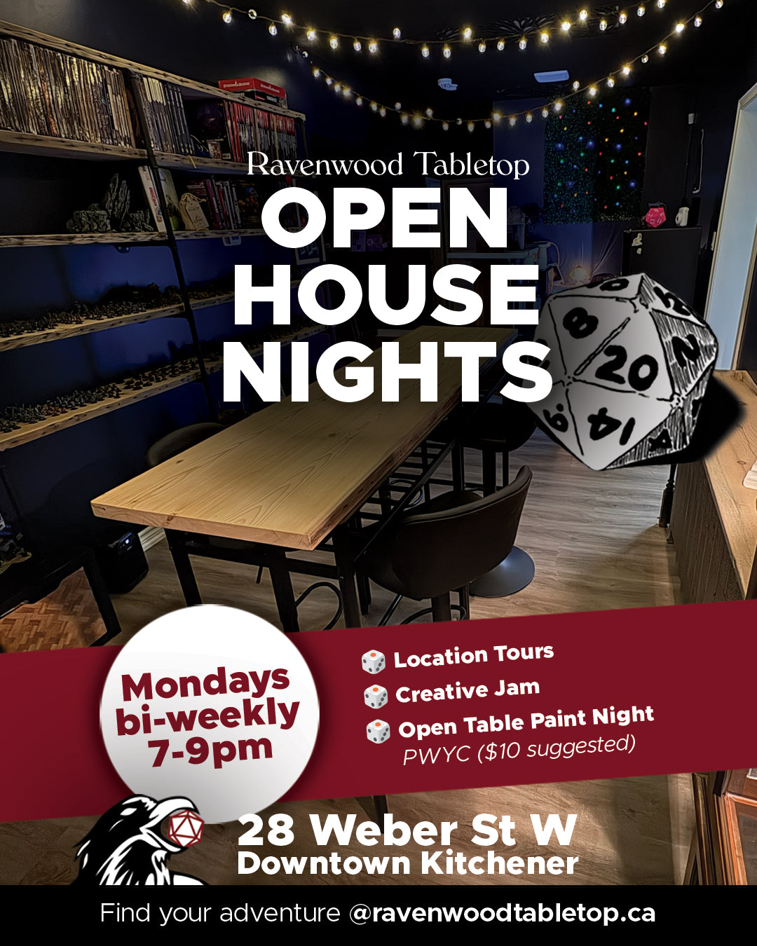 Ravenwood Tabletop Open House & Creative Community Jam